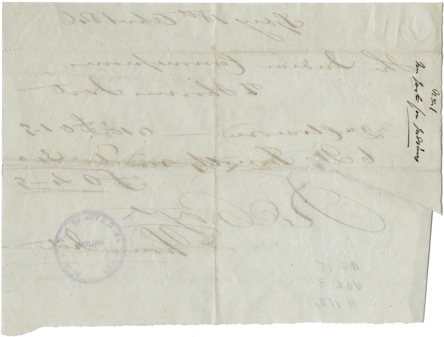 Vouchers paid by the Assembly for 1846.