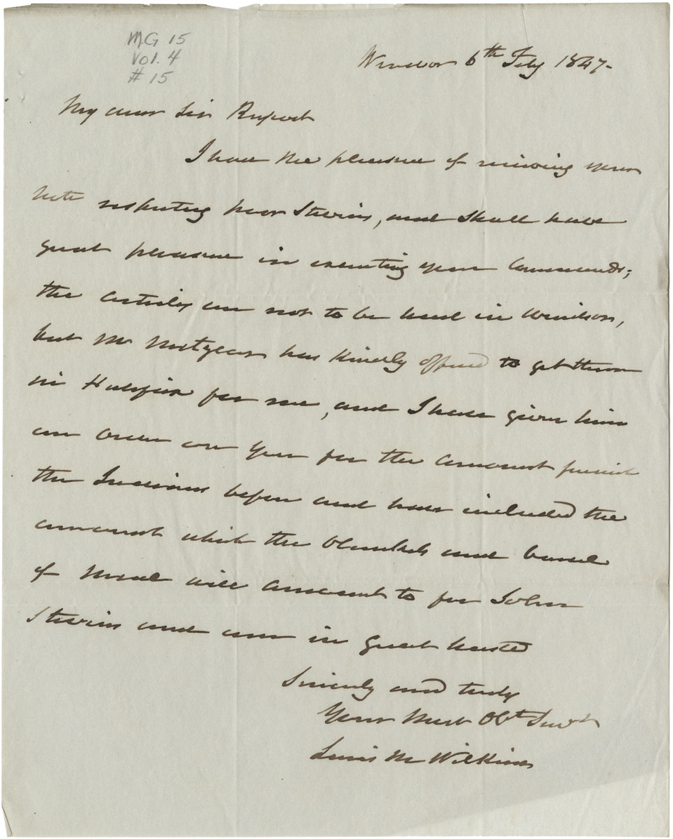 Communications to Sir Rupert George concerning expenditure on the Mi'kmaq.