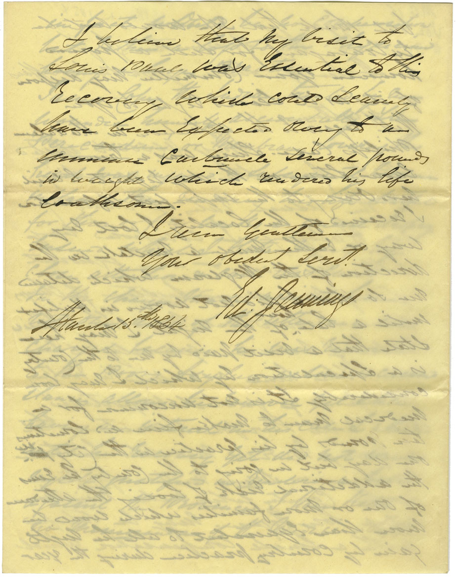 Report of Dr. Jennings to the Committee of the House of Assembly on Indian Affairs, dealing with his visits to Cope, Madeleine Philip and Louis Paul.