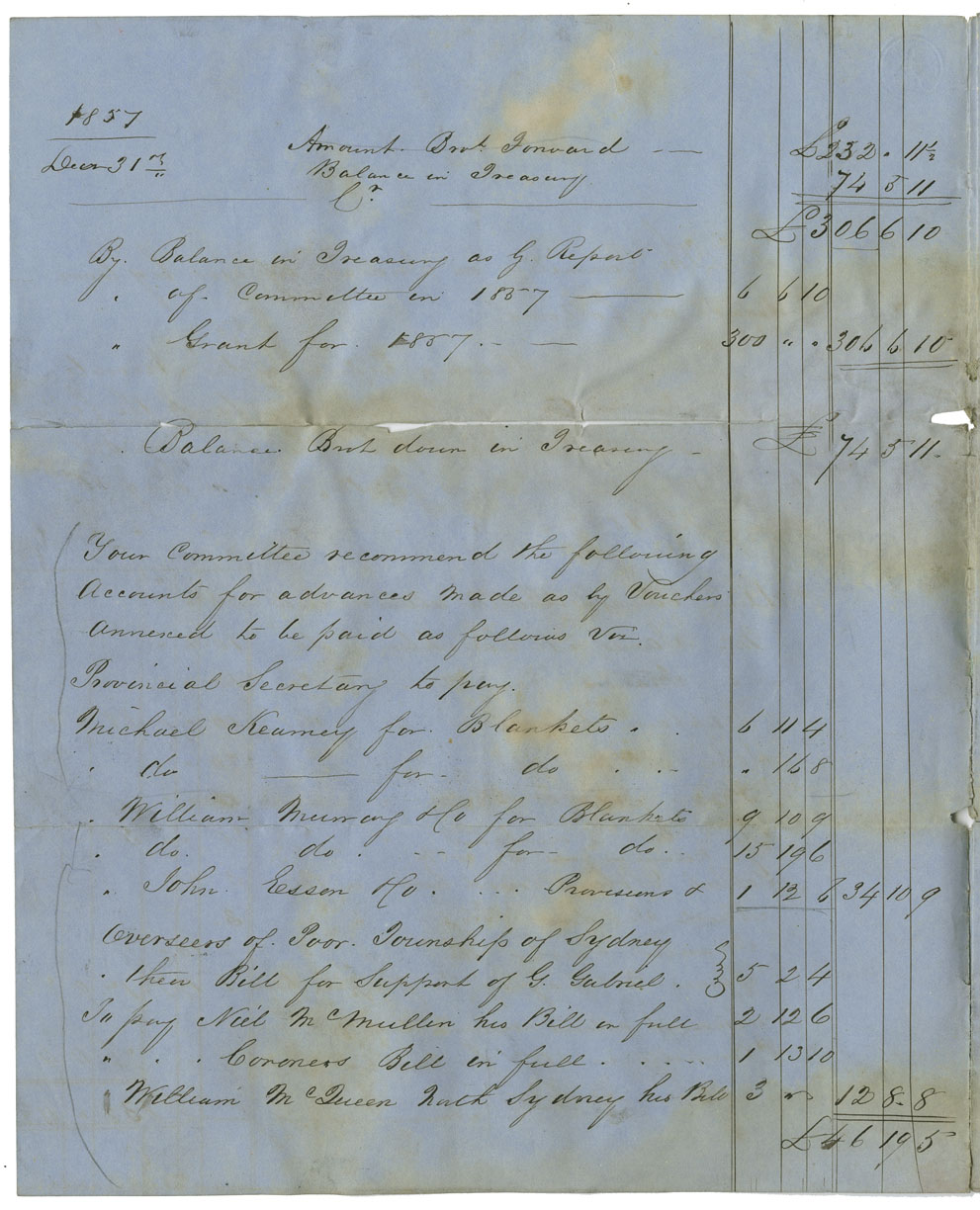 Report of a Committee on Indian Affairs with accounts.