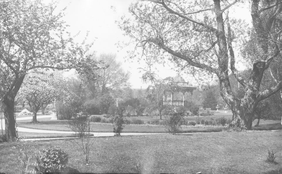 notman : Public Gardens, showing Gazebo, Halifax, Nova Scotia
