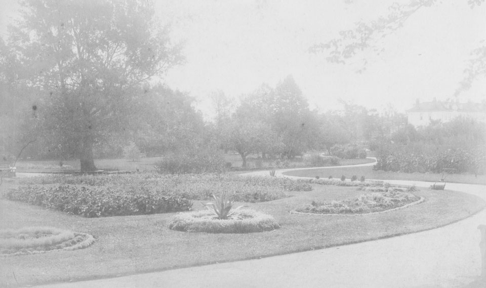 notman : Public Gardens, view North east to Sackville Street, Halifax, Nova Scotia