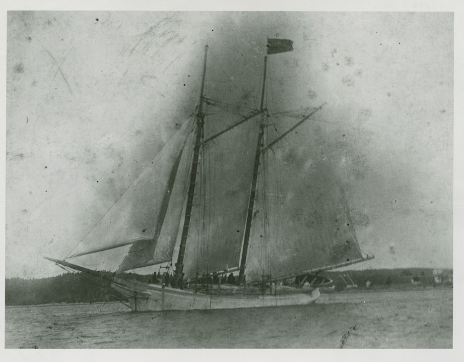 photocollection : Ships and Shipping: Transportation & Communication: Sheet Harbour: Schooner [unidentified]