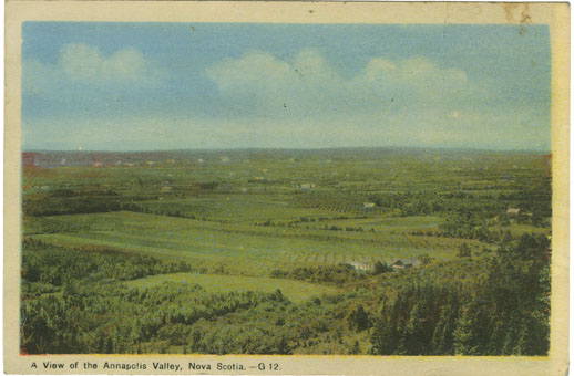 Places: Annapolis Valley: General View: Postcard 