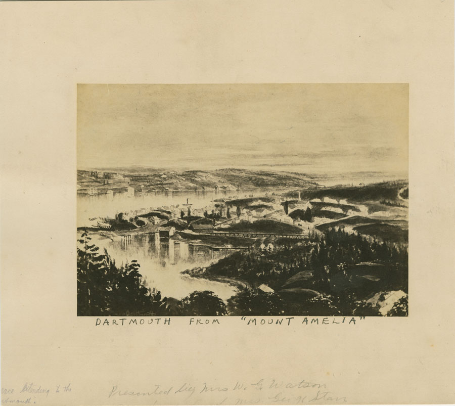 Places: Dartmouth, Halifax Co.: General View: Dartmouth from Mount Amelia