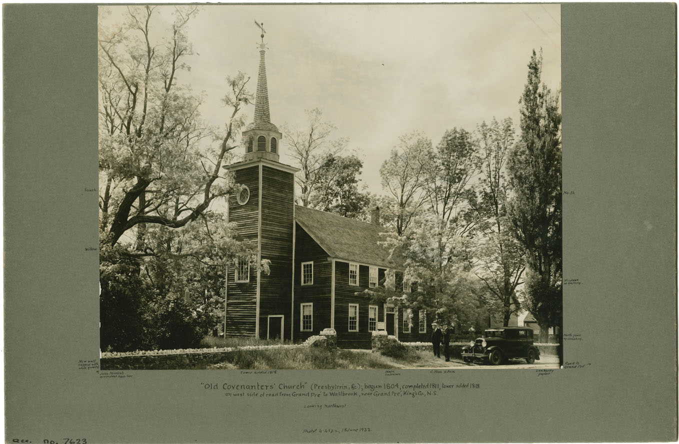 photocollection : Places: Grand Pre, Kings Co.: Churches: Old Covenanters Church Presbyterian: Exterior View