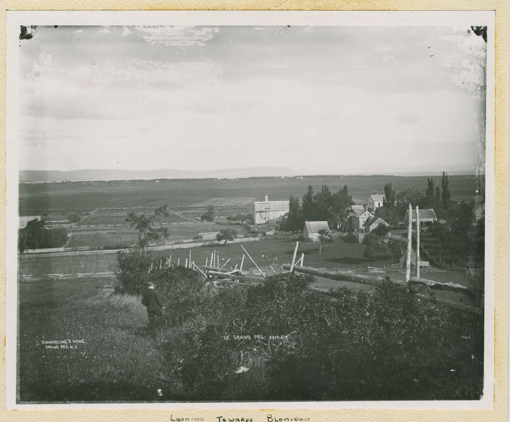 photocollection : Places: Grand Pre, Kings Co.: General View: East end view, looking towards Blomidon