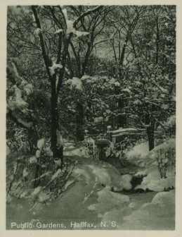 photocollection : Places: Halifax, Halifax Co.: General Views: Public Gardens in winter