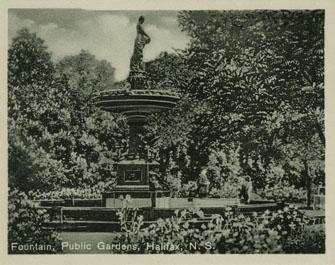 photocollection : Places: Halifax, Halifax Co.: General Views: Fountain Public Gardens