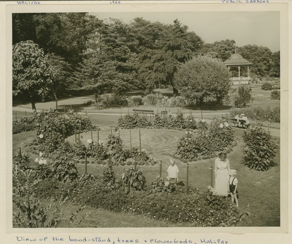 photocollection : Places: Halifax, Halifax Co.: Public Gardens: View of the Bandstand