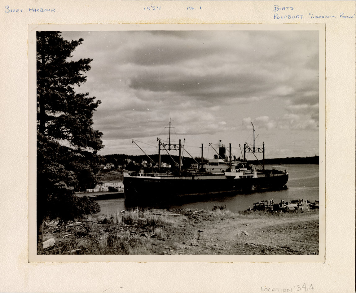 photocollection : Places: Sheet Harbour, Halifax Co.: Boats: Pulpboat Liverpool Rover