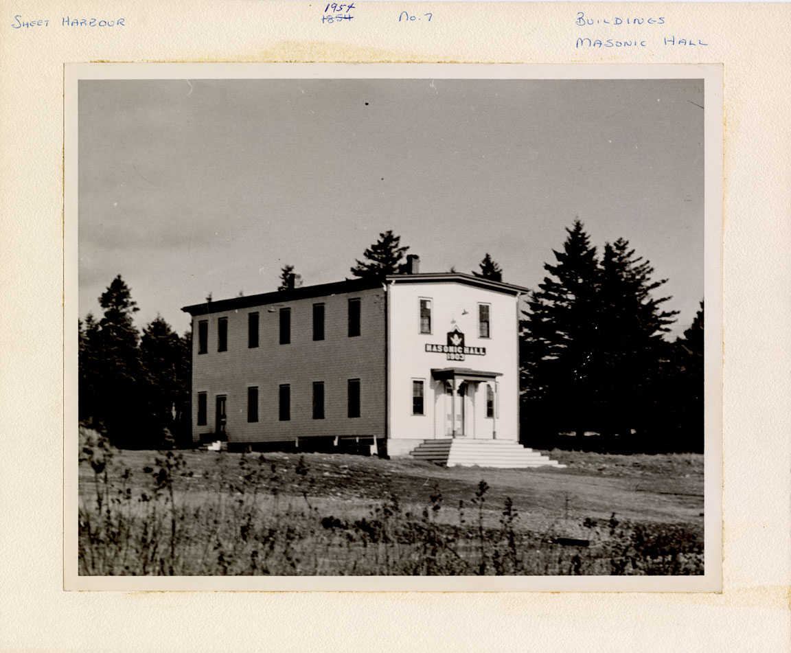 photocollection : Places: Sheet Harbour, Halifax Co.: Buildings: Masonic Hall