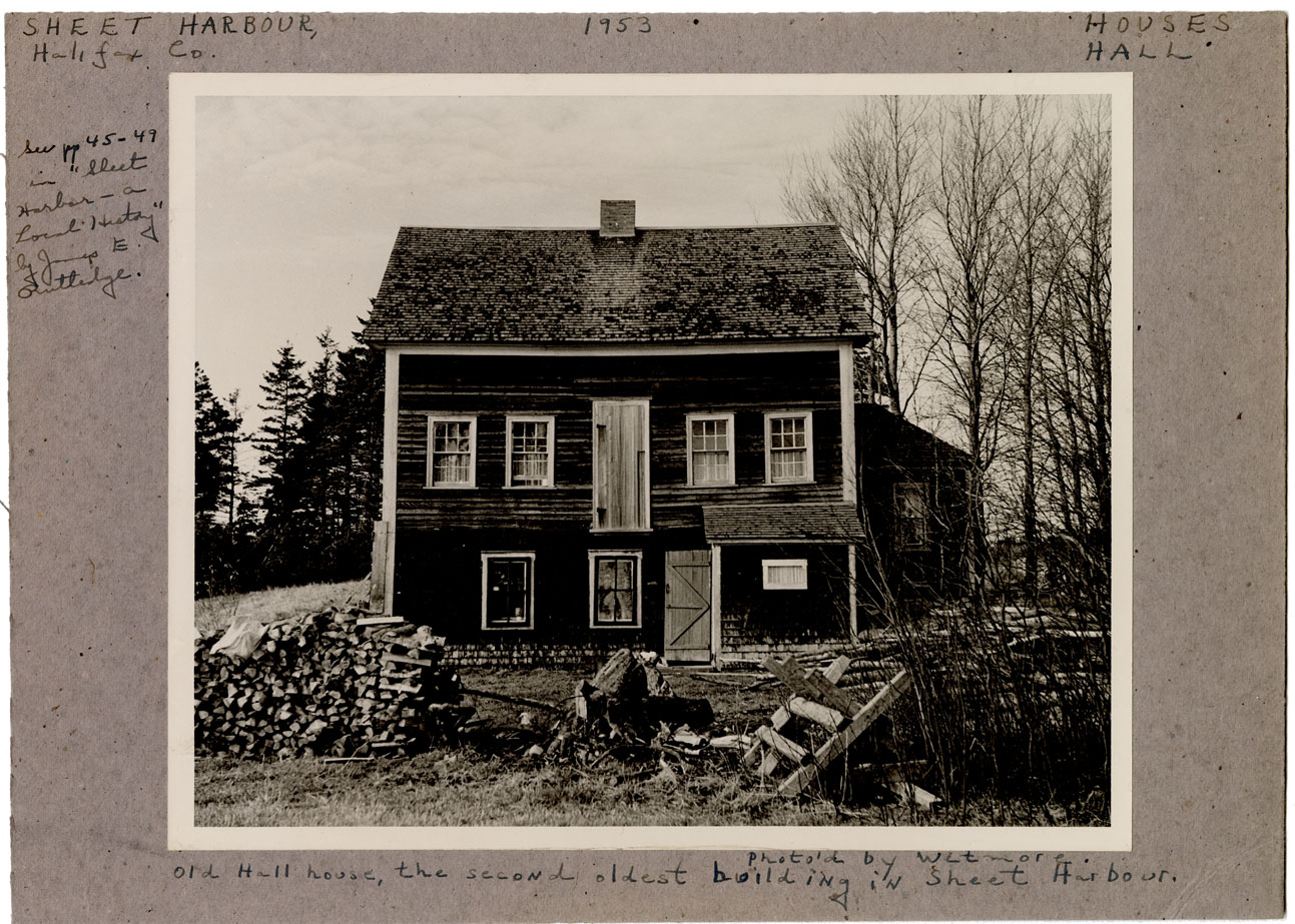photocollection : Places: Sheet Harbour, Halifax Co.: Houses: Hall: Archibald Hall House erected about 1849 (2 copies)
