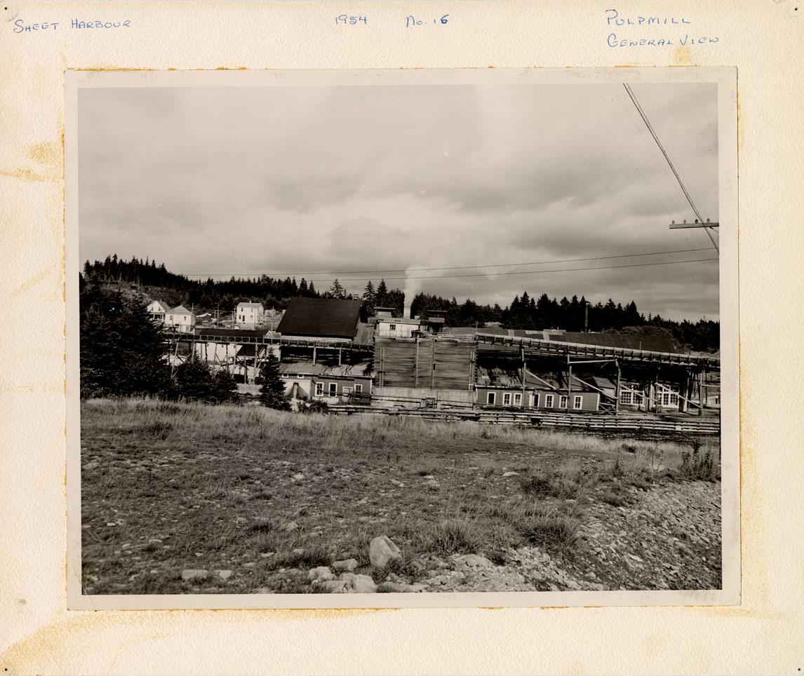 photocollection : Places: Sheet Harbour, Halifax Co.: Pulp Mill: General View