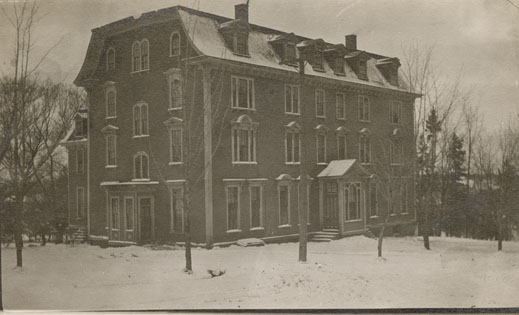 Places: Wolfville, Kings Co.: Acadia University: Postcard of Chapman Hall