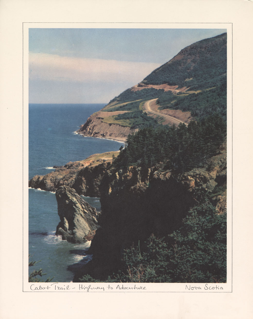 Book Jackets, Advertisements, and Art Reproductions: Atlantic Pavillion Photos of NS (from expo '67): Cabot Trail - Highway to Adventure