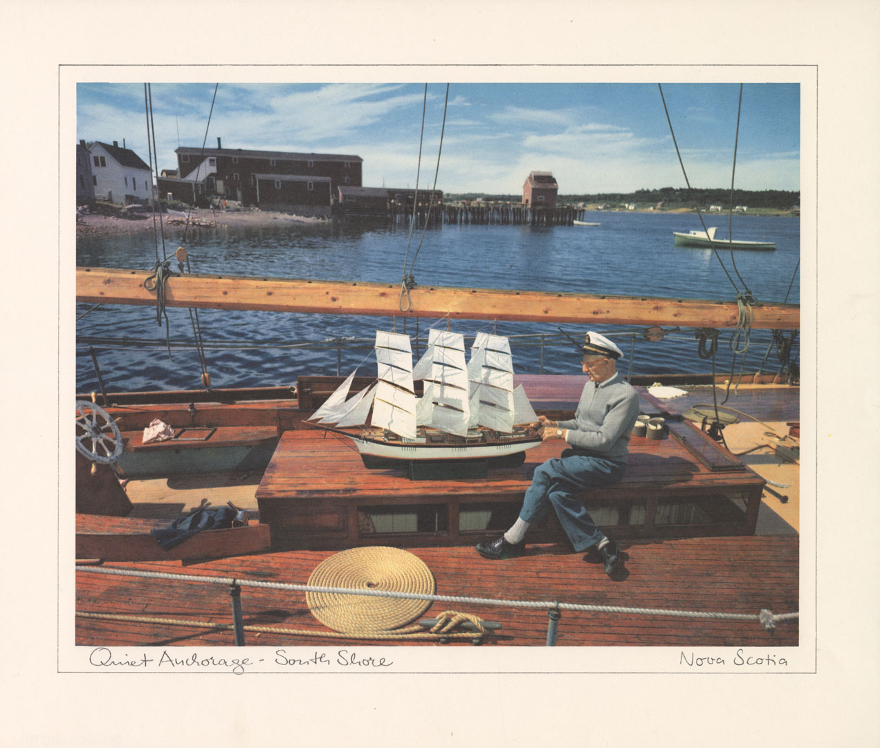 Book Jackets, Advertisements, and Art Reproductions: Atlantic Pavillion Photos of NS (from expo '67): Quiet Anchorage - South Shore