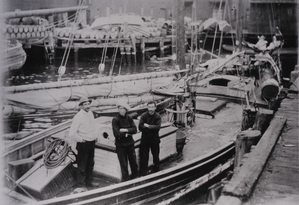 Unidentified crew of fishing schooner