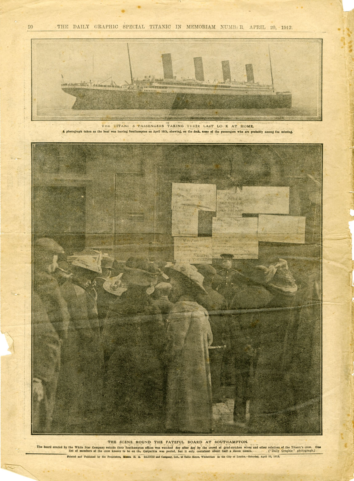 Ennegrecer Varios Etapa Nova Scotia Archives - RMS Titanic Resource Guide