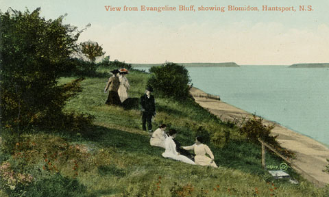 ''View from Evangeline Bluff, Showing Blomidon, Hantsport, NS''