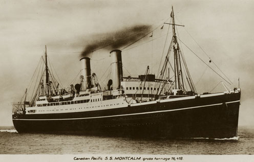 ''Canadian Pacific S.S. <i>Montcalm</i>''