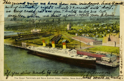 ''The Ocean Terminals and Nova Scotian Hotel, Halifax, Nova Scotia''
