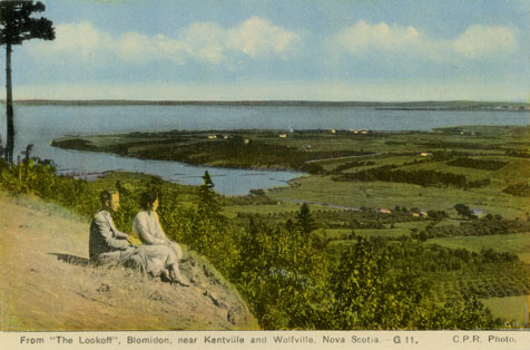 ''From 'The Lookoff', Blomidon, near Kentville and Wolfville, Nova Scotia''