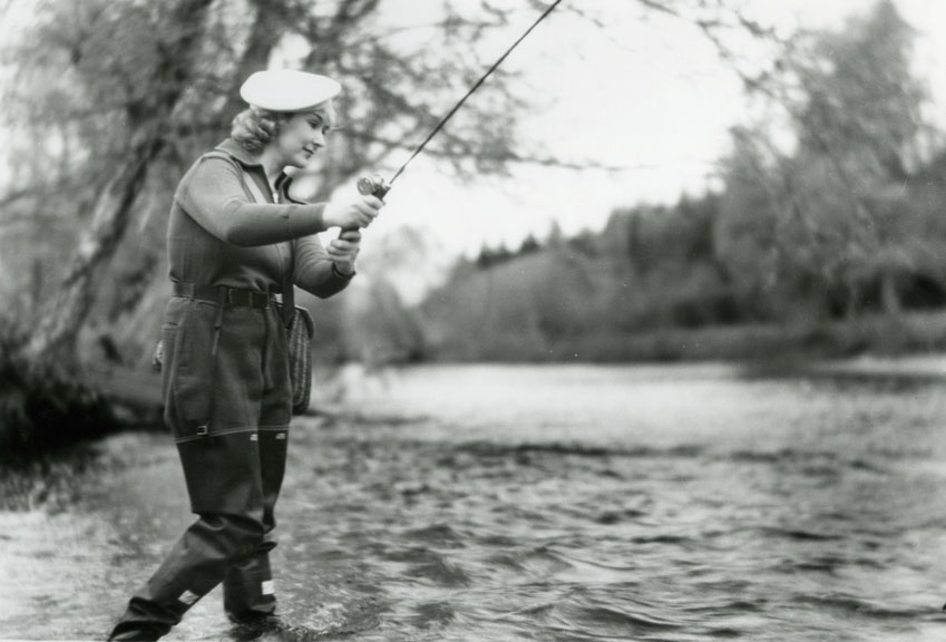 ''Doris MacLaughlin Sport Fishing, ca. 1937''