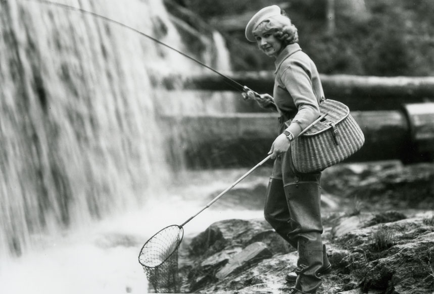 ''Doris MacLaughlin Sport Fishing, ca. 1937''