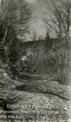 ''Pleasant Bay — Big Intervale Project, Sta. 109 Looking East''