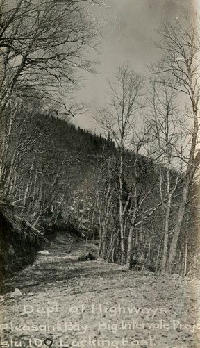 ''Pleasant Bay — Big Intervale Project, Sta. 100 Looking East''