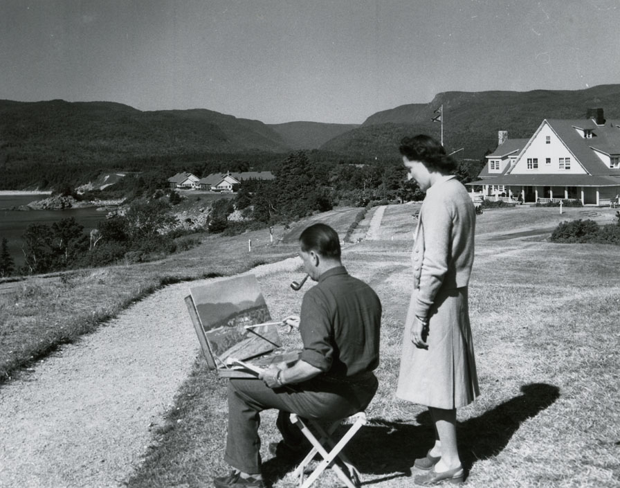 Governor General Viscount Harold Alexander and Lady Alexander, Keltic Lodge, 1947