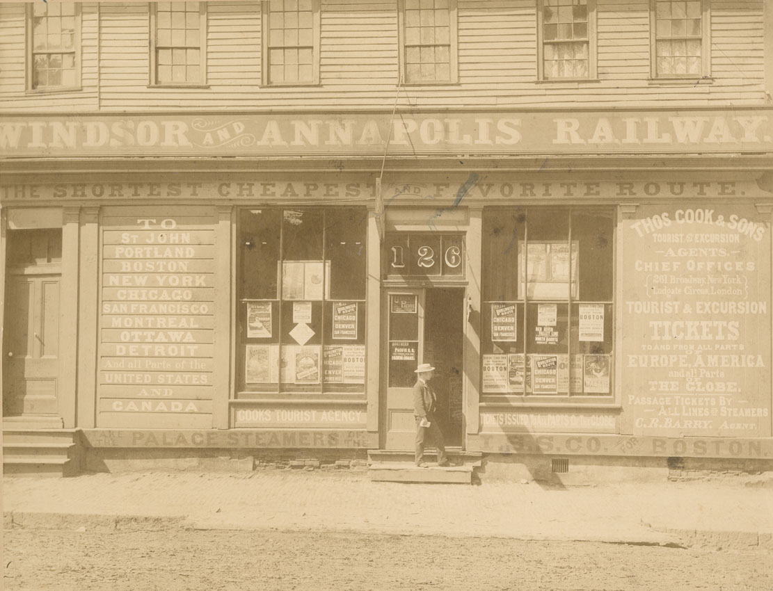 tourism : Windsor and Annapolis Railway Ticket Office at Halifax