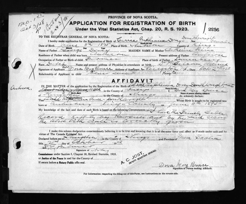 Nova Scotia Archives Nova Scotia Births Marriages And Deaths