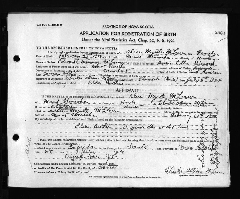 Nova Scotia Archives - Nova Scotia Births, Marriages, and Deaths