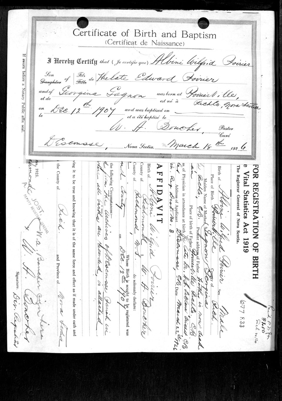 Nova Scotia Archives - Nova Scotia Births, Marriages, and Deaths