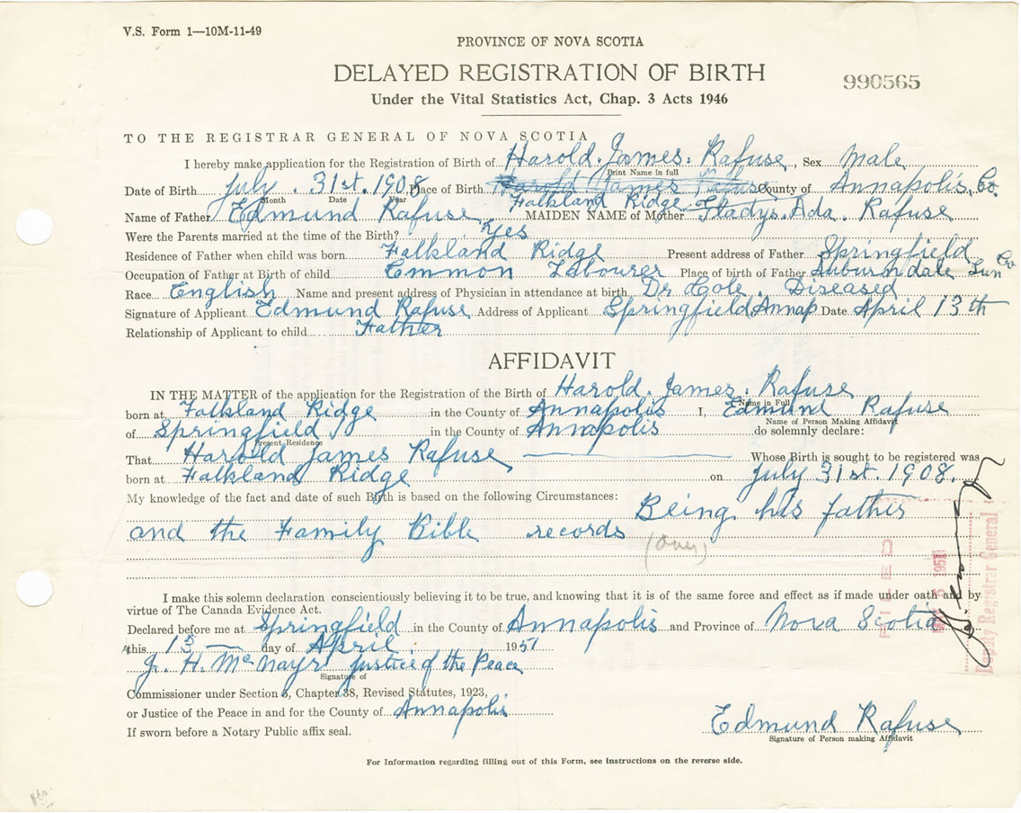 Nova Scotia Archives - Nova Scotia Births, Marriages, and Deaths