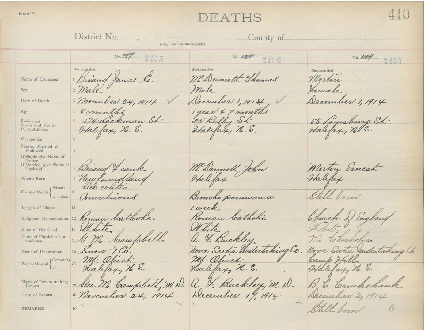 Nova Scotia Archives Nova Scotia Births, Marriages, and Deaths