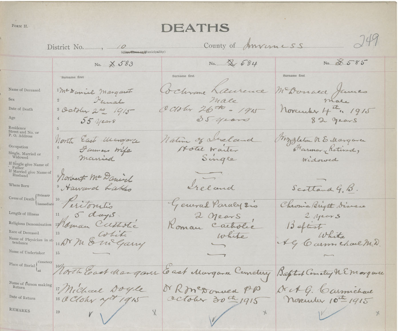 Nova Scotia Archives Nova Scotia Births, Marriages, and Deaths