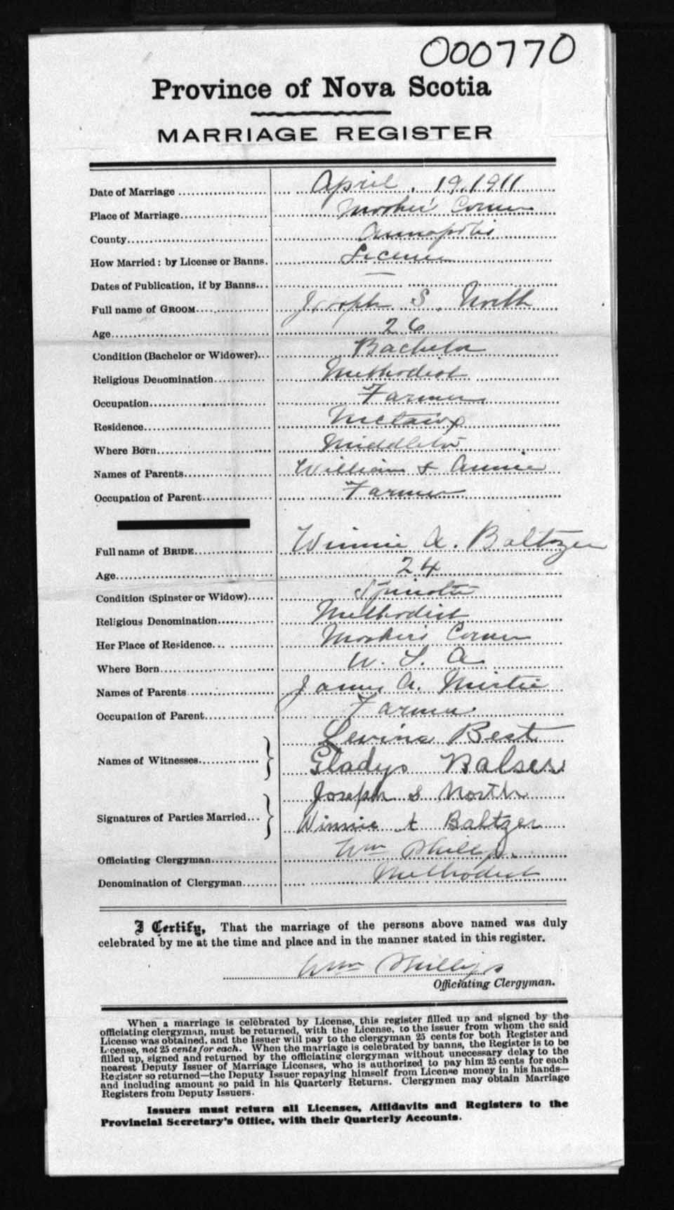 Nova Scotia Archives - Nova Scotia Births, Marriages, and Deaths