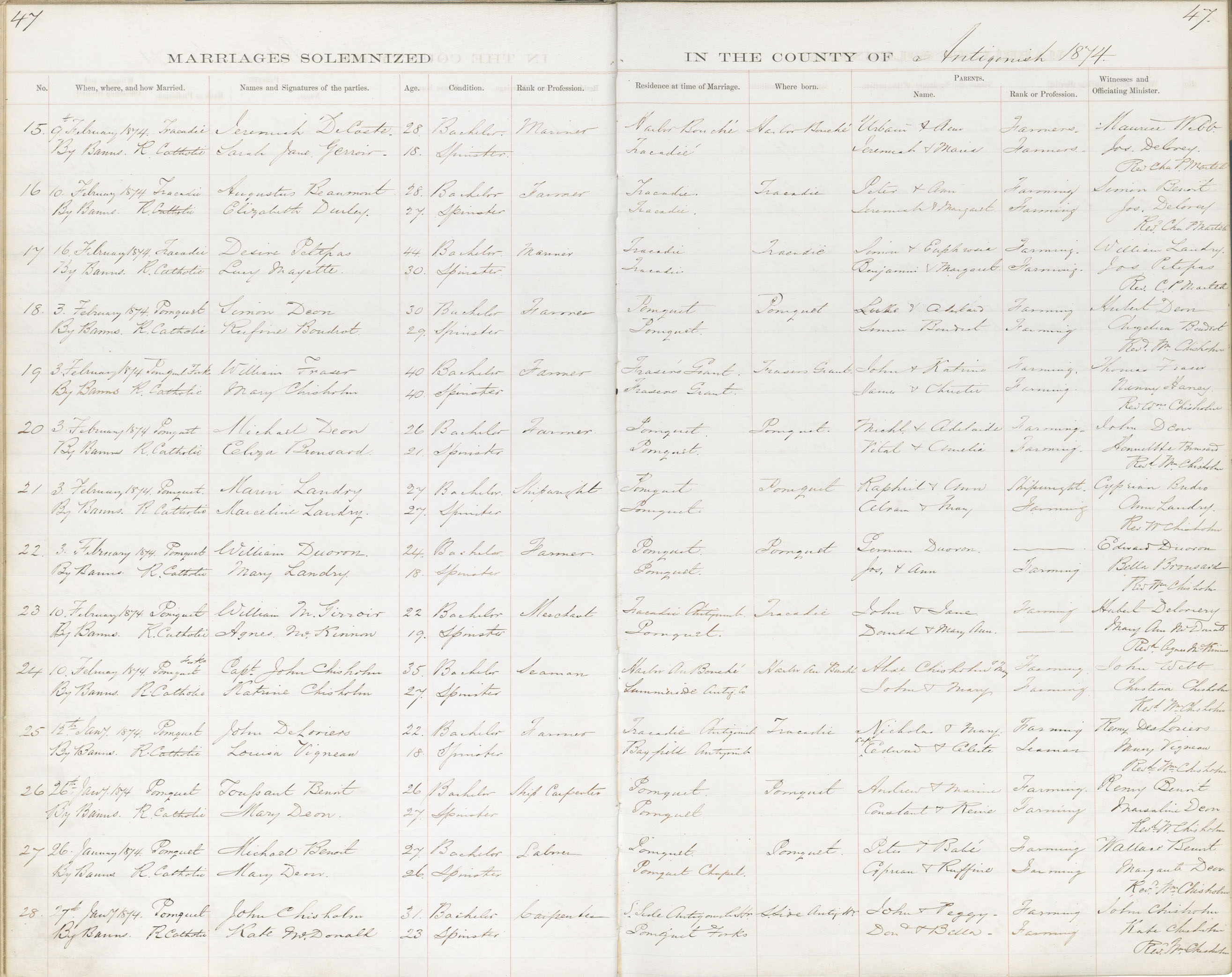 Nova Scotia Archives Nova Scotia Births Marriages and Deaths