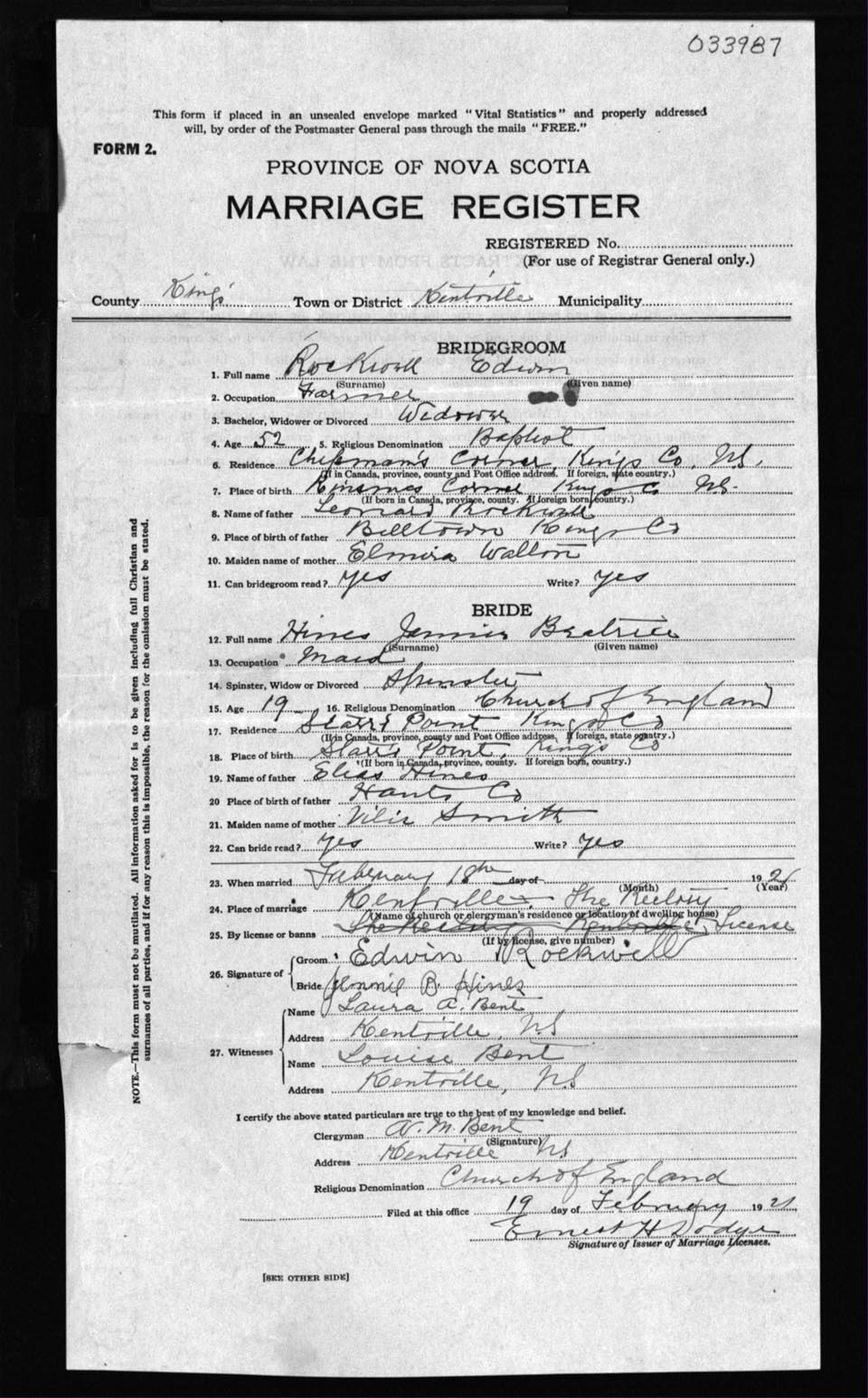 Nova Scotia Archives Nova Scotia Births Marriages and Deaths